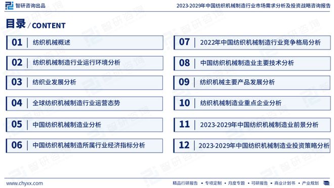 智研咨询发布：中国纺织机械制造行业市场研究报告（2023版）(图2)